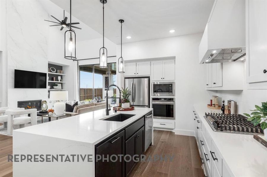 Furnished interior view inside a new home in Landmark, Denton (Image 25).