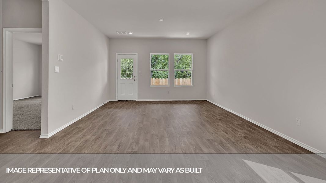 Representative unfurnished interior of a home built from the The Hannah by D.R. Horton in Bollinger, Maxwell (Image 14). Representative unfurnished interior of a home built from the The Hannah by D.R. Horton in Bollinger, Maxwell (Image 14).