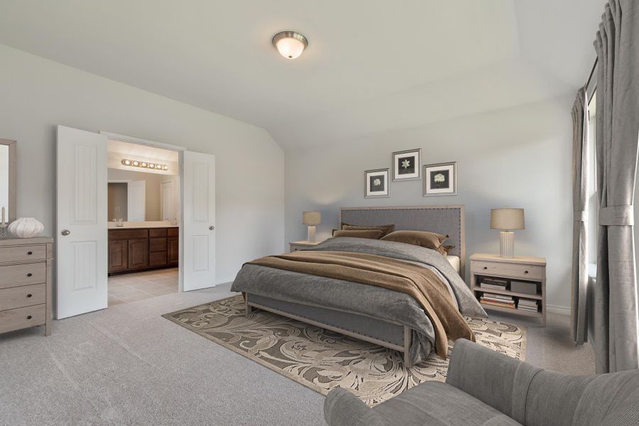 Primary Bedroom | Concept 1503 at Chisholm Hills in Cleburne, TX by Landsea Homes