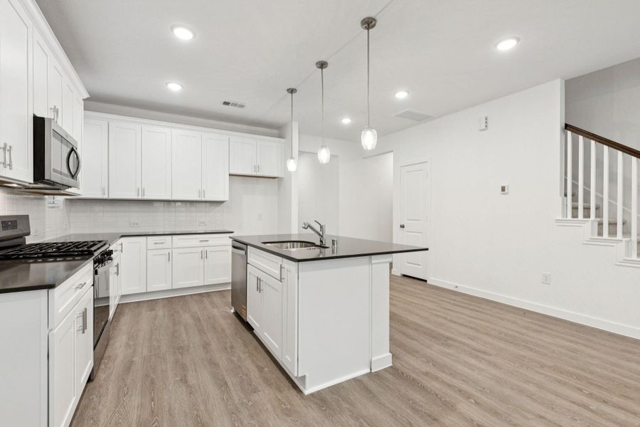 Furnished interior view inside a new home in Mavera, Conroe (Image 9).