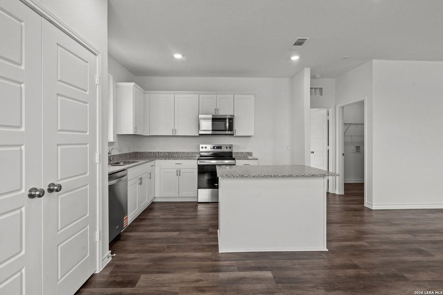 Furnished interior view inside a new home in Vista Real, Converse (Image 4).