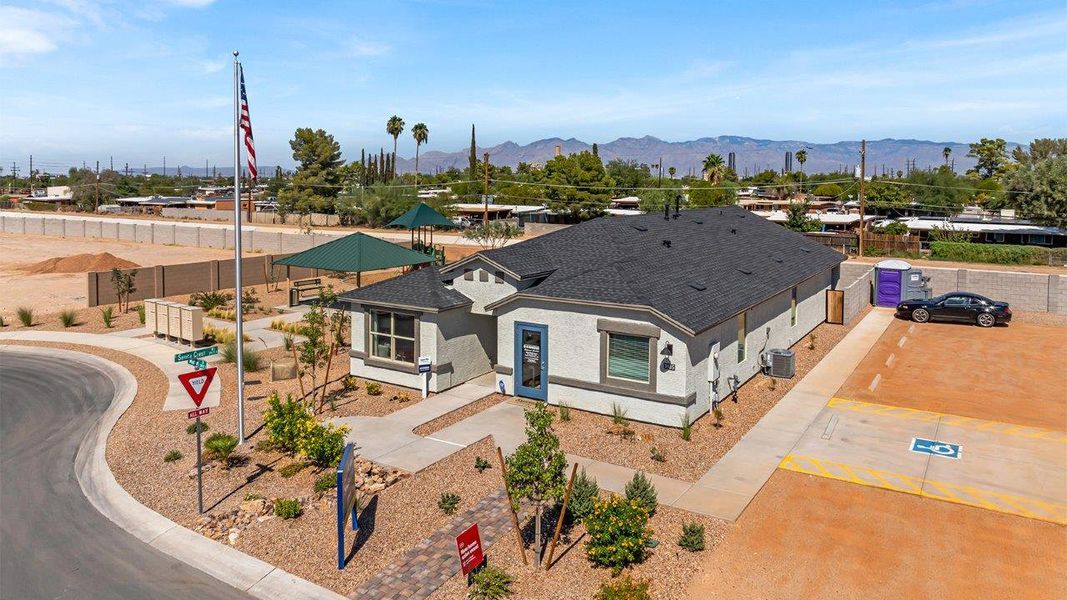 Representative exterior photo of a completed home built from the Kate by D.R. Horton in Senita Crossing, Tucson, AZ (Image 28). Representative exterior photo of a completed home built from the Kate by D.R. Horton in Senita Crossing, Tucson, AZ (Image 28).