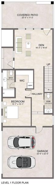 2D floor plan layout of this home in , Galveston, TX (Image 6).