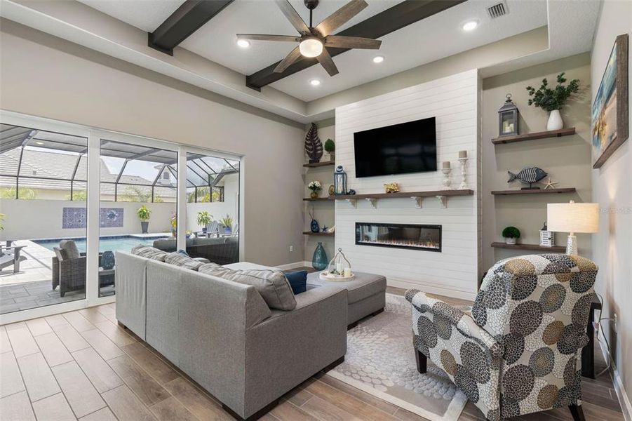 Furnished interior view inside a new home in Toscana, Palm Coast (Image 19).