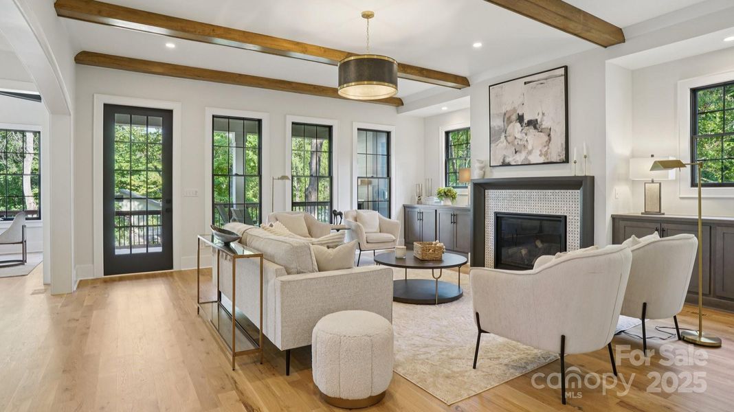 Furnished interior view inside a new home in , Charlotte (Image 16).