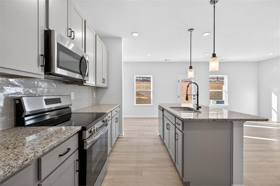 Furnished interior view inside a new home in Sanders Park, Austell (Image 6).