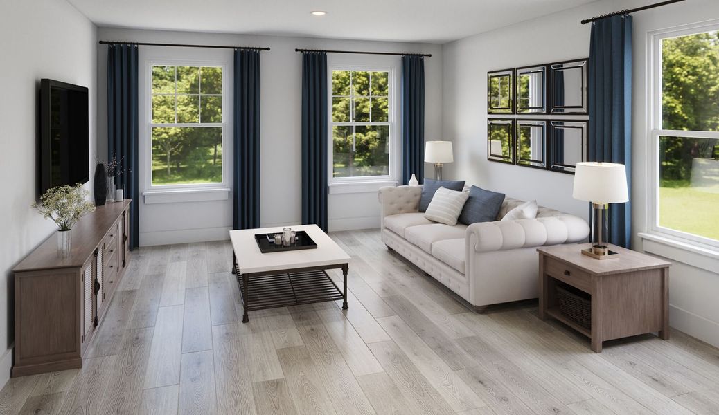Representative furnished interior of a home built from the Macon by Mattamy Homes in Cardinal Landing, Coats (Image 7).