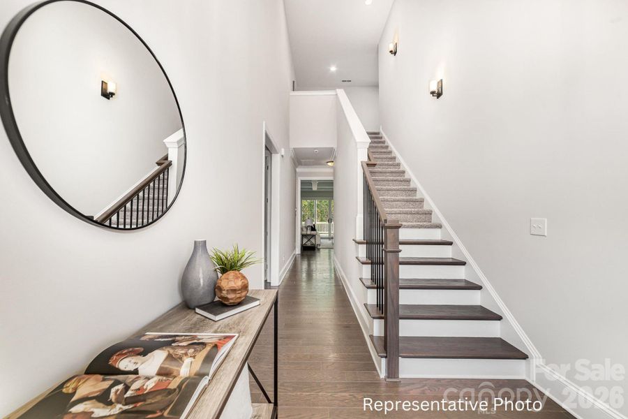 Furnished interior view inside a new home in Shepherds Trace, Clover (Image 5).