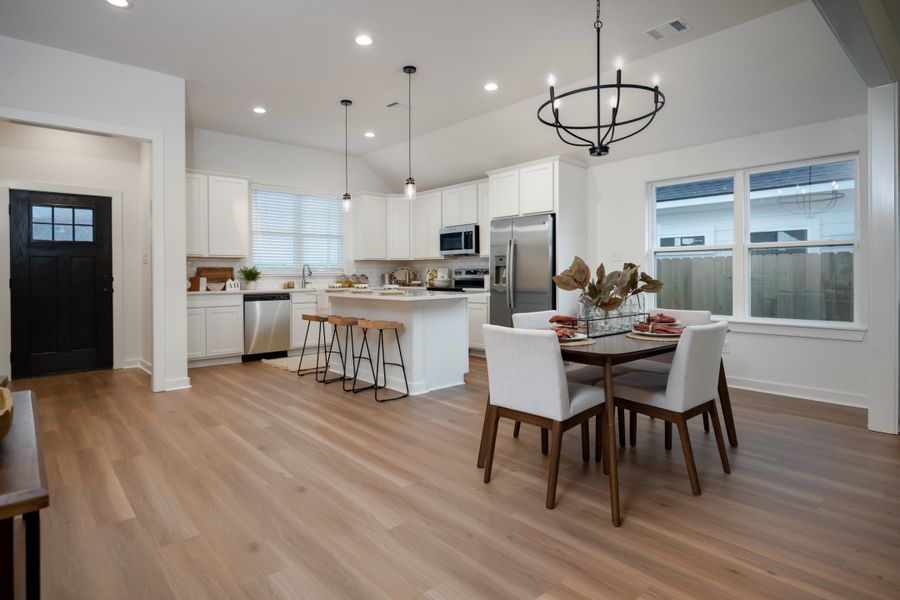 Representative furnished interior of a home built from the The Rose by Avonley Homes in Pinemont, Bryan (Image 11).