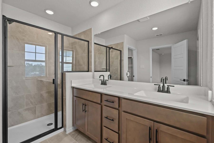 Representative furnished interior of a home built from the The Florence B by Davidson Homes LLC in Cedar Heights, San Antonio (Image 9).