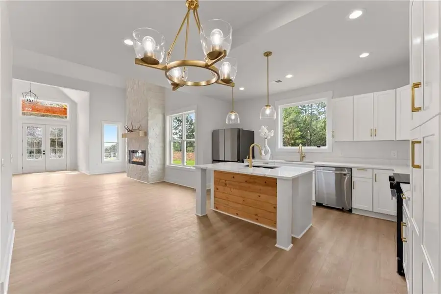 Furnished interior view inside a new home in , Buford (Image 6).