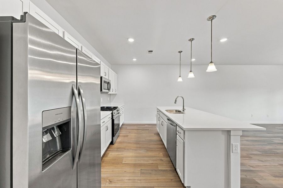 Furnished interior view inside a new home in The Oaks, Clarksville (Image 9).