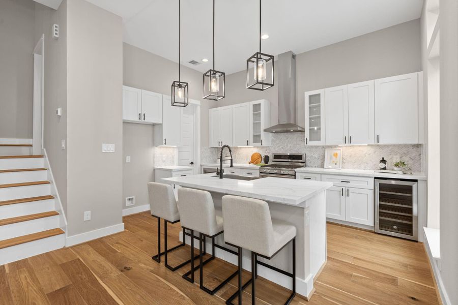 Furnished interior view inside a new home in , Houston (Image 10).