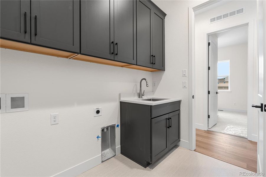 Furnished interior view inside a new home in Reflection at Solstice, Littleton (Image 7).