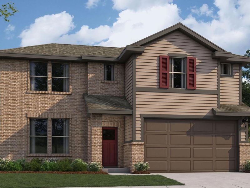 Representative exterior photo of a completed home built from the The Stella by Davidson Homes LLC in Ivy Glen, Perry, GA (Image 2). Representative exterior photo of a completed home built from the The Stella by Davidson Homes LLC in Ivy Glen, Perry, GA (Image 2).