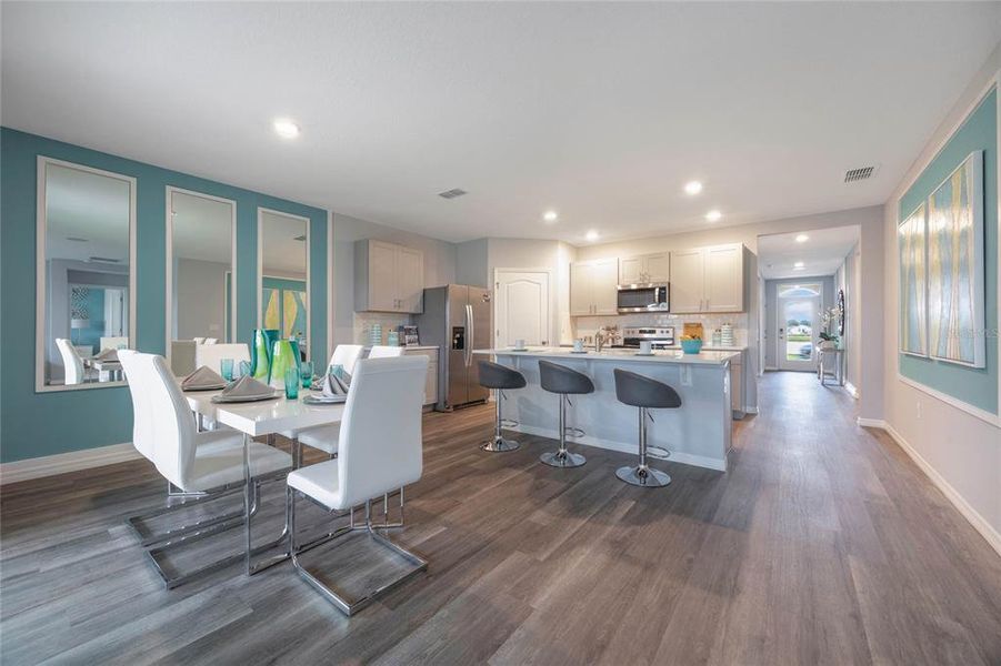 Furnished interior view inside a new home in Kindred, Kissimmee (Image 3). Furnished interior view inside a new home in Kindred, Kissimmee (Image 3).
