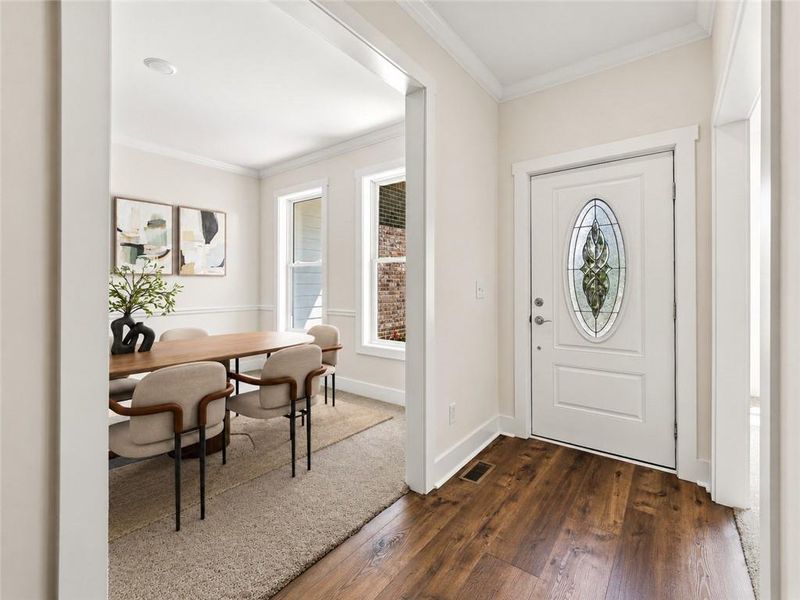 Furnished interior view inside a new home in , Canton (Image 19). Furnished interior view inside a new home in , Canton (Image 19).
