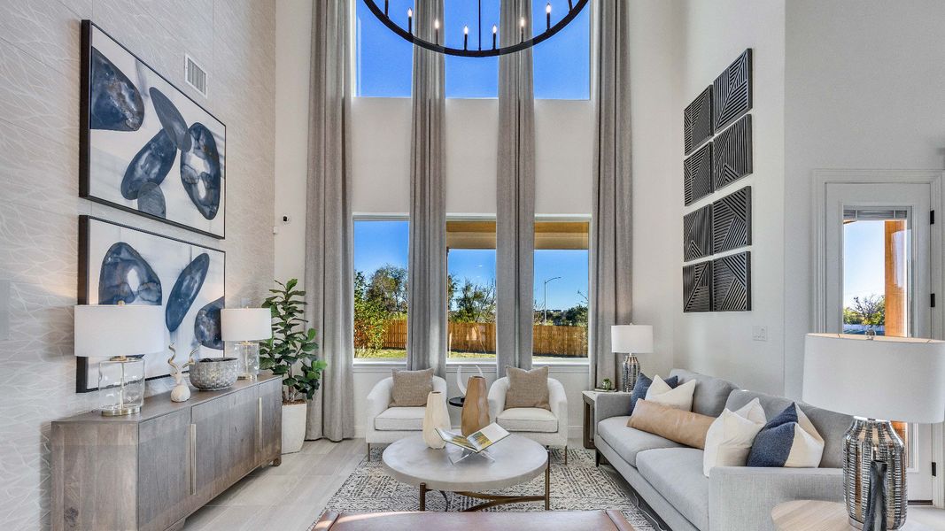Furnished interior view inside a new home in Creeks Crossing, Elgin (Image 13).