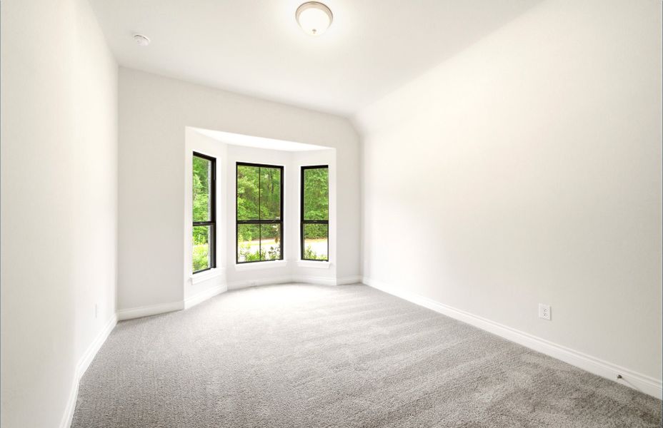 Spacious, unfurnished interior of a new home in The Woodlands Hills 65′, Willis (Image 54).