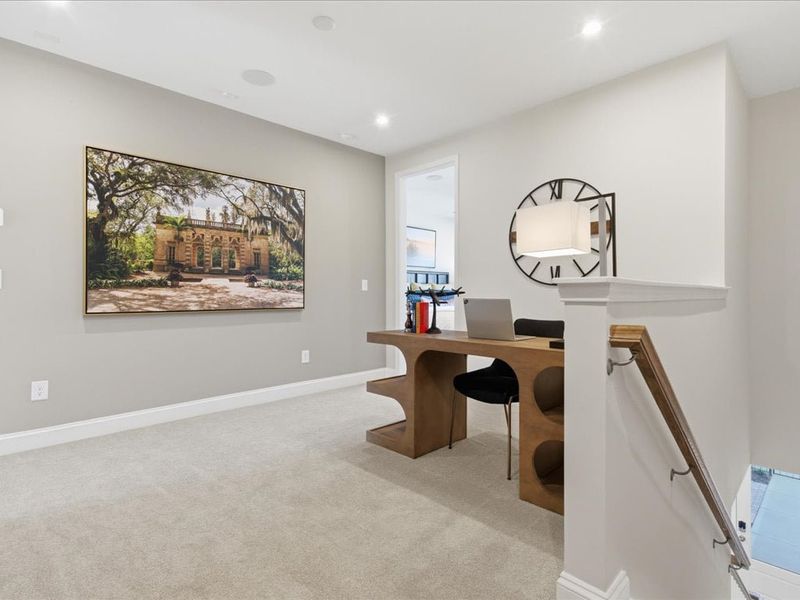 Representative furnished interior of a home built from the Anne by Tri Pointe Homes in Grahym at Southbridge, Fort Mill (Image 21).