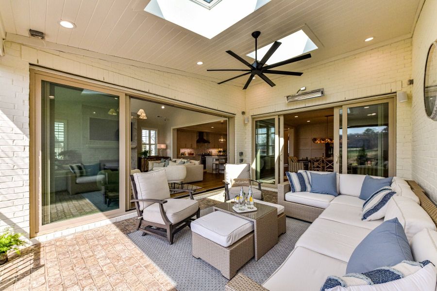 Representative exterior details of a home built from the Monterey by Classica Homes in Riverchase Estates, Lancaster (Image 4).