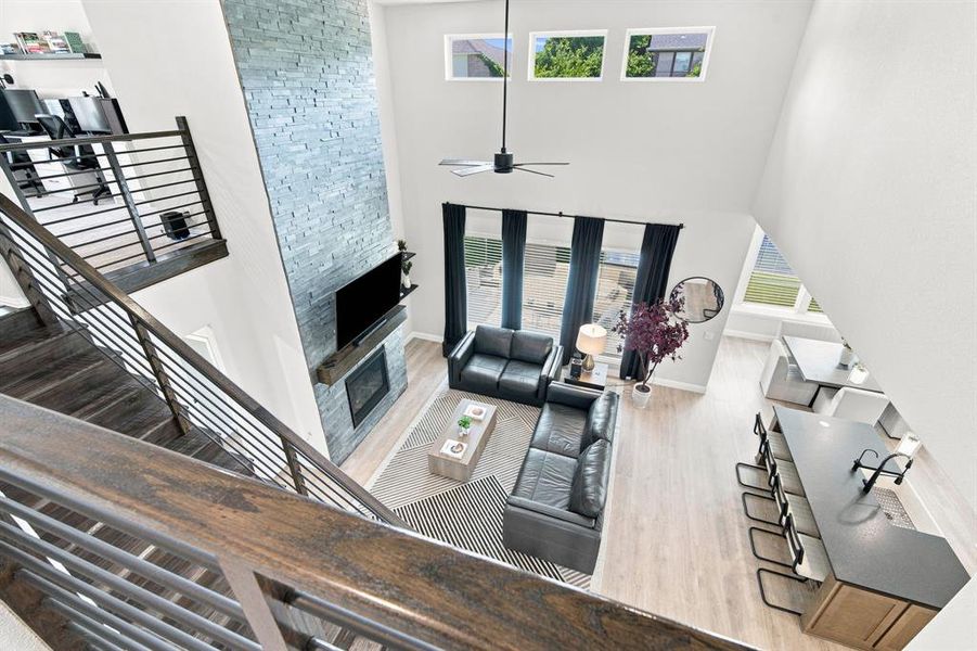 Furnished interior view inside a new home in , Midlothian (Image 18). Furnished interior view inside a new home in , Midlothian (Image 18).