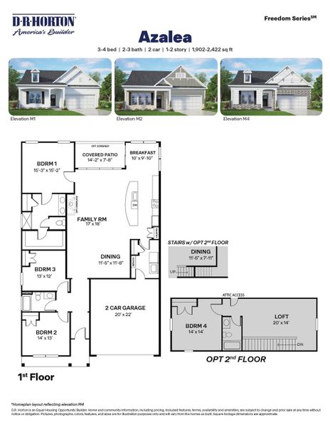 2D floor plan layout for the Azalea by D.R. Horton in The Villas at Galvins Ridge, Sanford, NC (Image 5). 2D floor plan layout for the Azalea by D.R. Horton in The Villas at Galvins Ridge, Sanford, NC (Image 5).