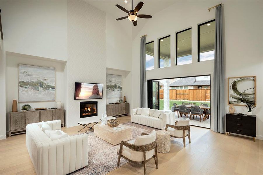 Furnished interior view inside a new home in Windsong Ranch, Prosper (Image 11).