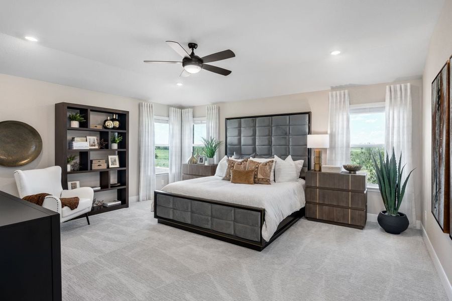 Representative furnished interior of a home built from the 2880 by KB Home in Salerno - Classic Collection, Round Rock (Image 6). Representative furnished interior of a home built from the 2880 by KB Home in Salerno - Classic Collection, Round Rock (Image 6).