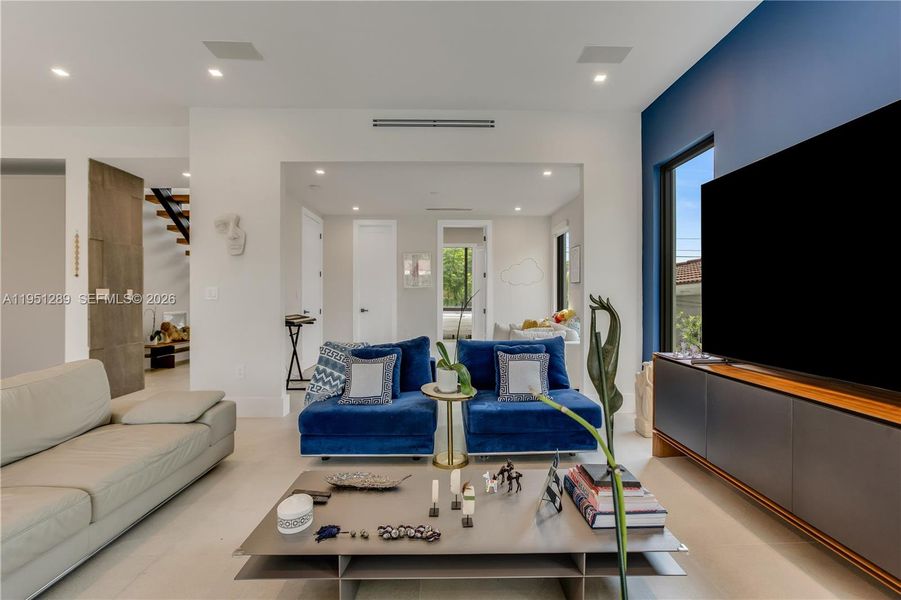 Furnished interior view inside a new home in , Surfside (Image 7).