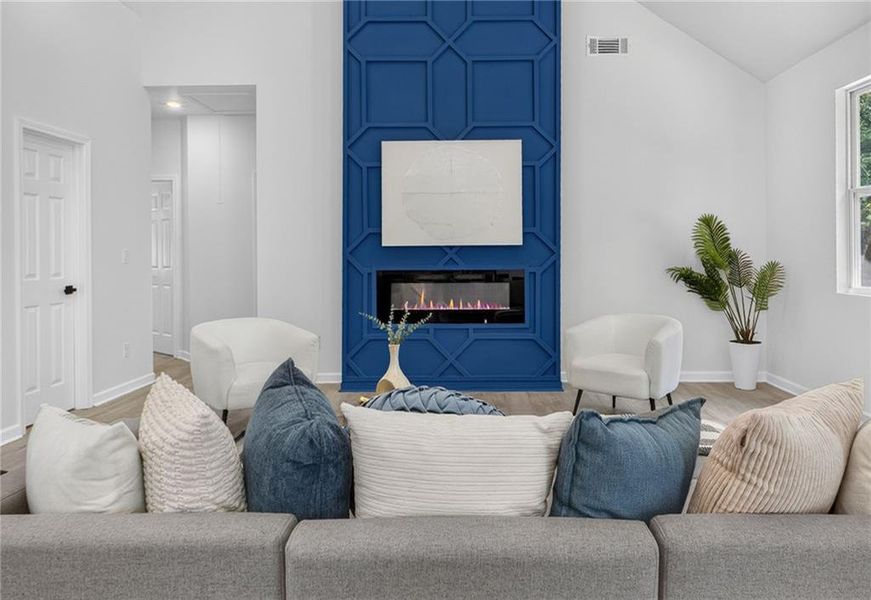 Furnished interior view inside a new home in , Griffin (Image 9).