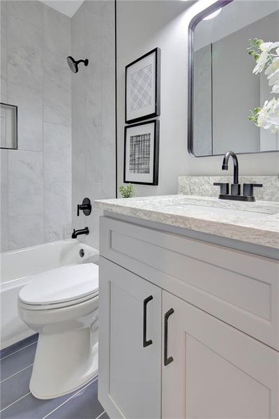 Furnished interior view inside a new home in , Atlanta (Image 28).