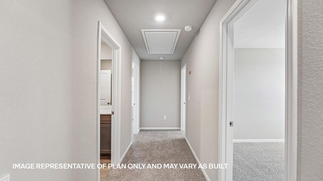 Spacious, unfurnished interior of a new home in Carillon, Manor (Image 8).