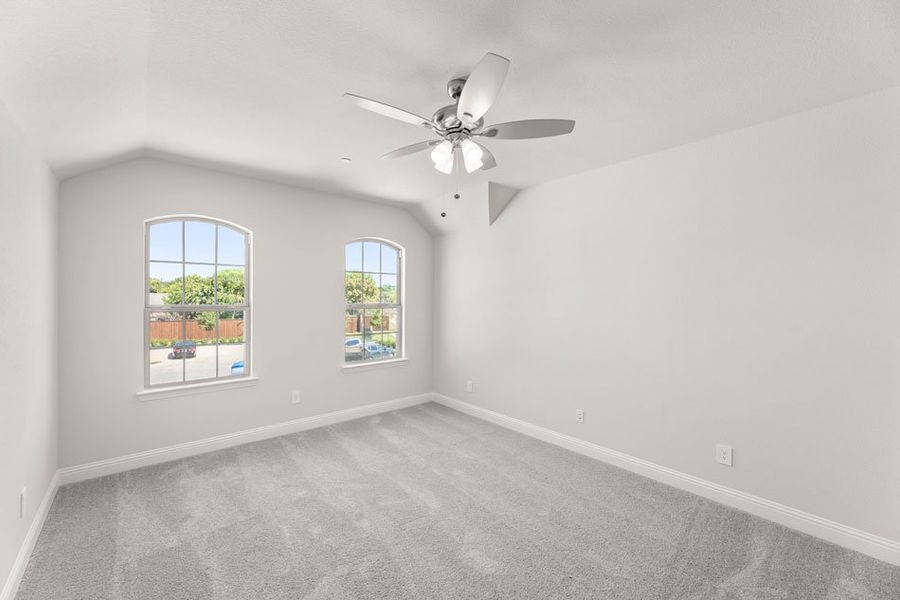 Representative exterior photo of a completed home built from the Palestine by Impression Homes in Main Street Village, Mansfield, TX (Image 14). Representative exterior photo of a completed home built from the Palestine by Impression Homes in Main Street Village, Mansfield, TX (Image 14).