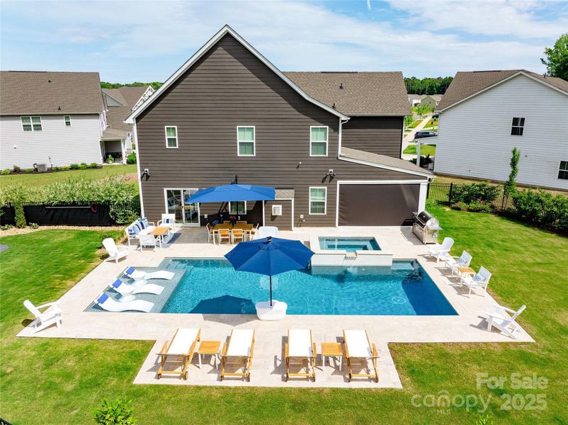 Front exterior of a new home in , Indian Trail, NC, highlighting curb appeal (Image 20).