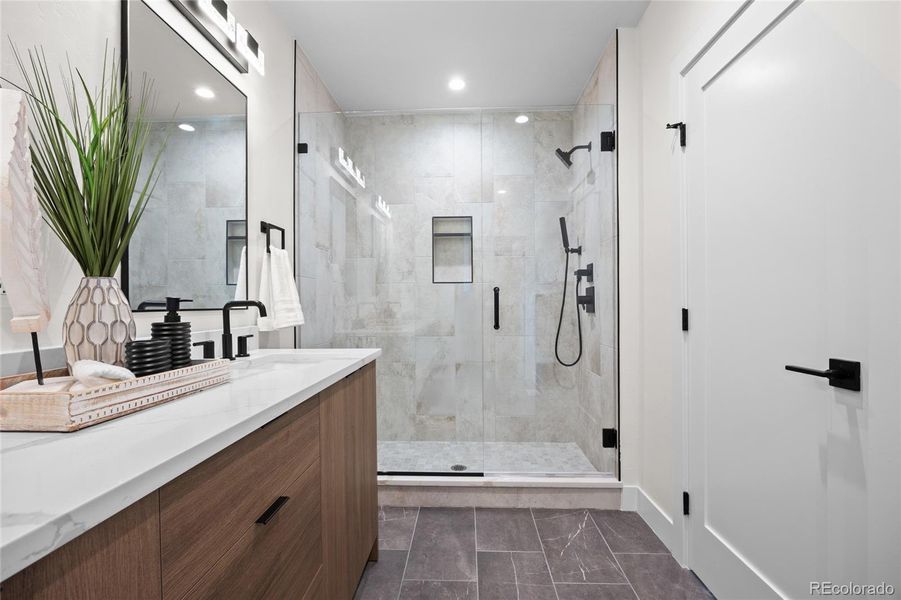 Furnished interior view inside a new home in , Denver (Image 19). Furnished interior view inside a new home in , Denver (Image 19).