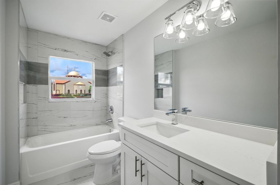 Furnished interior view inside a new home in , Fort Pierce (Image 6).