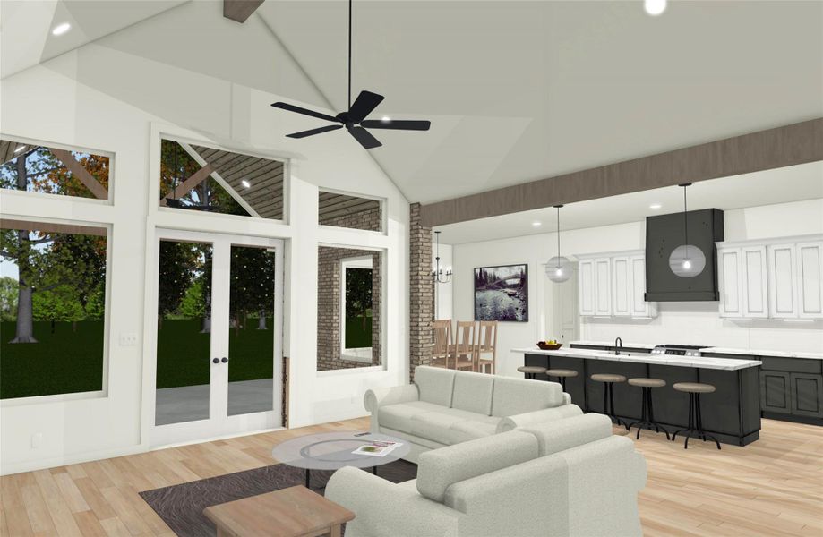 Furnished interior view inside a new home in , Bryan (Image 3). Furnished interior view inside a new home in , Bryan (Image 3).