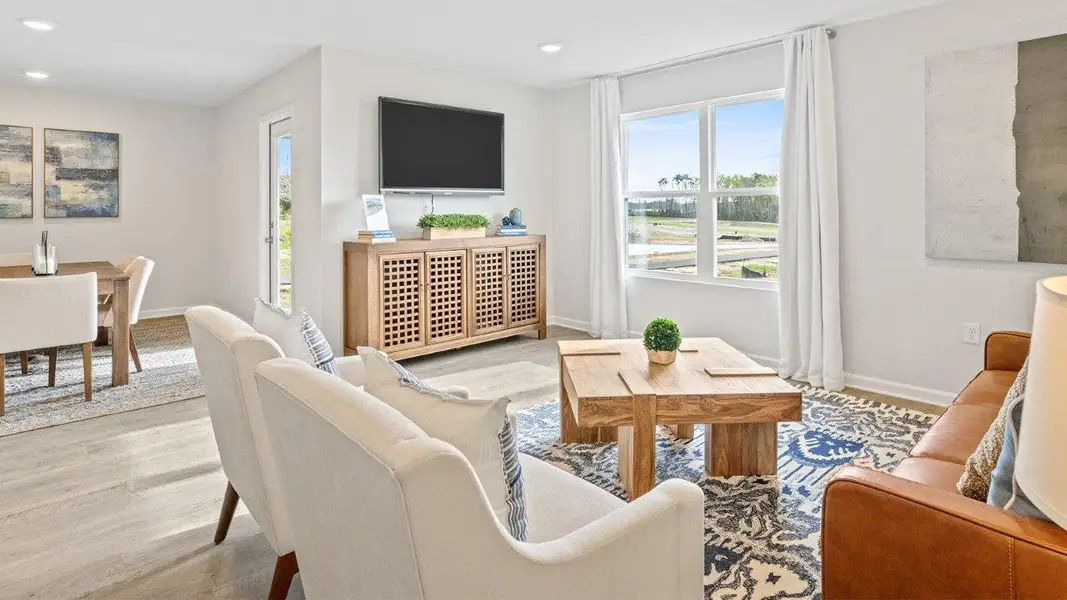 Representative furnished interior of a home built from the The Cali by D.R. Horton in Lake Mary Forest, Tallahassee (Image 12).