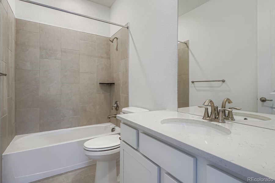 Furnished interior view inside a new home in Macanta: The Grand Collection, Castle Rock (Image 7).