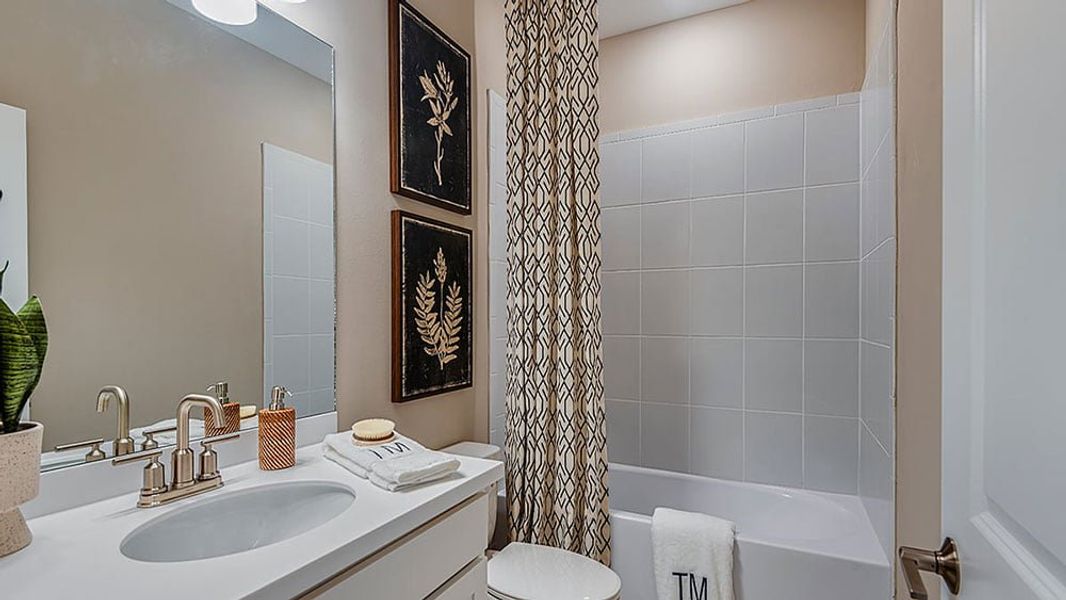 Representative furnished interior of a home built from the Grenada by Taylor Morrison in The Cove at West Port, Port Charlotte (Image 12).