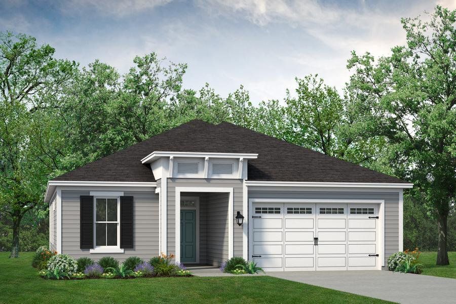 Representative exterior photo of a completed home built from the The Redbud by Chesapeake Homes in Coastal Club of the Carolinas, Calabash, NC (Image 21).