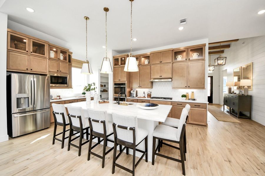 Furnished interior view inside a new home in Meridiana, Manvel (Image 21).