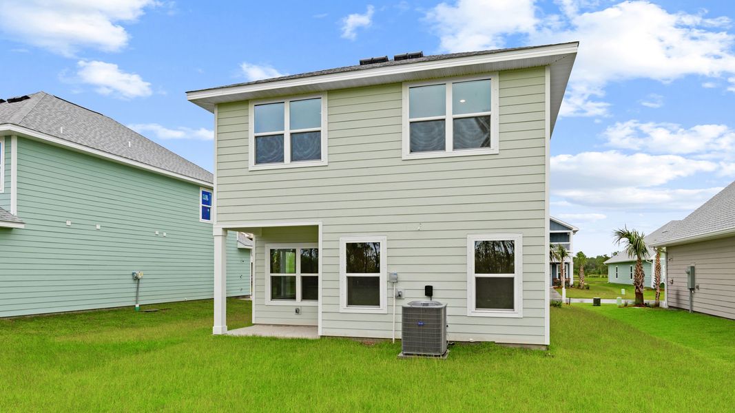 Representative exterior details of a home built from the The Monroe by D.R. Horton in WindMark Beach, Port Saint Joe (Image 24).