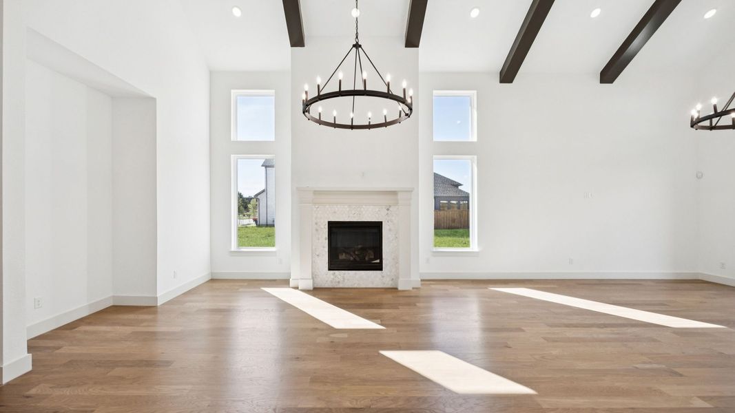 Representative unfurnished interior of a home built from the Bennett by Southgate Homes in Painted Tree 60' Series, McKinney (Image 19). Representative unfurnished interior of a home built from the Bennett by Southgate Homes in Painted Tree 60' Series, McKinney (Image 19).
