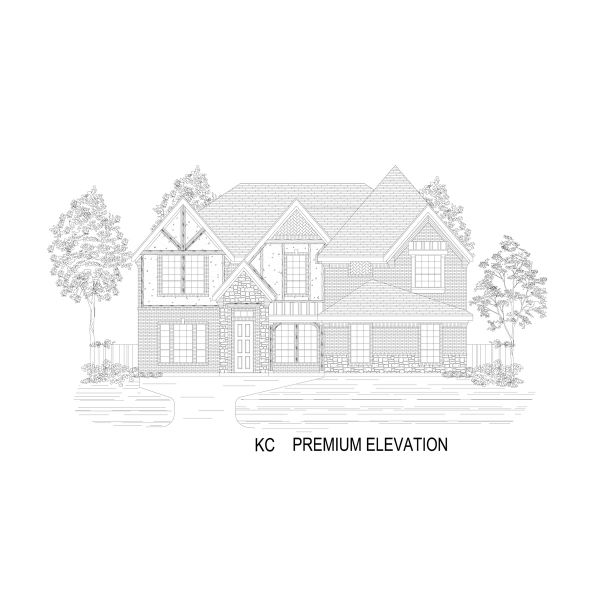 Representative rendering of the exterior for the Crestwood 2FSW by First Texas Homes (Image 20). Representative rendering of the exterior for the Crestwood 2FSW by First Texas Homes (Image 20).