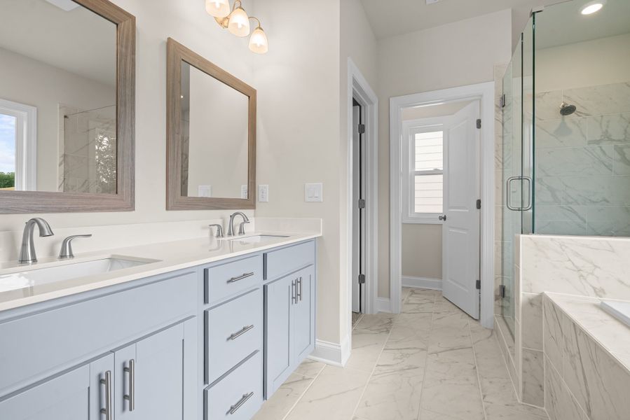 Representative furnished interior of a home built from the The Carter by The Providence Group in Aberdeen, Hoschton (Image 13).