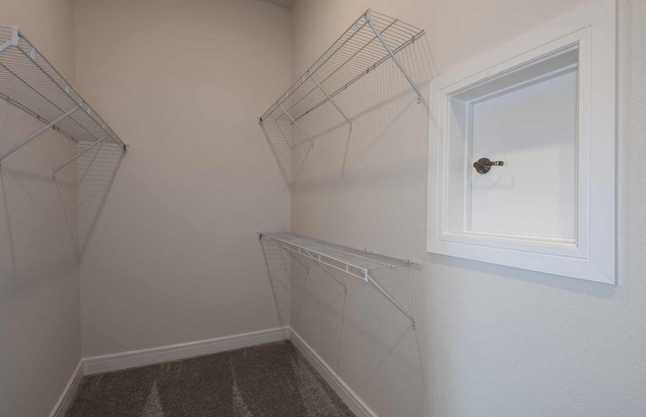 Owner's Suite Walk-In Closet with Laundry Access D