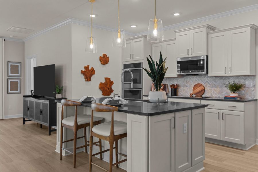 Representative furnished interior of a home built from the The Hibiscus by Chesapeake Homes in Coastal Club of the Carolinas, Calabash (Image 41).