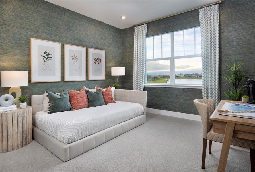 Furnished interior view inside a new home in Lakespur at Wellen Park, Venice (Image 2).